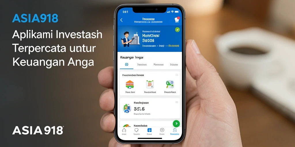 Tampilan antarmuka pengguna ASIA918 yang menarik dan fungsional.