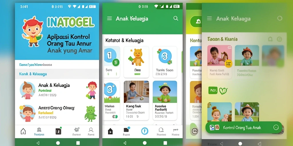 Antarmuka pengguna yang ramah dan intuitif untuk kontrol orang tua.