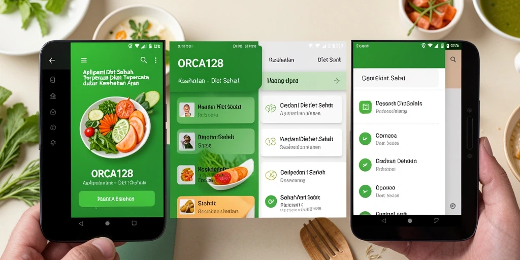Tampilan antarmuka ORCA128 yang intuitif dan menarik.