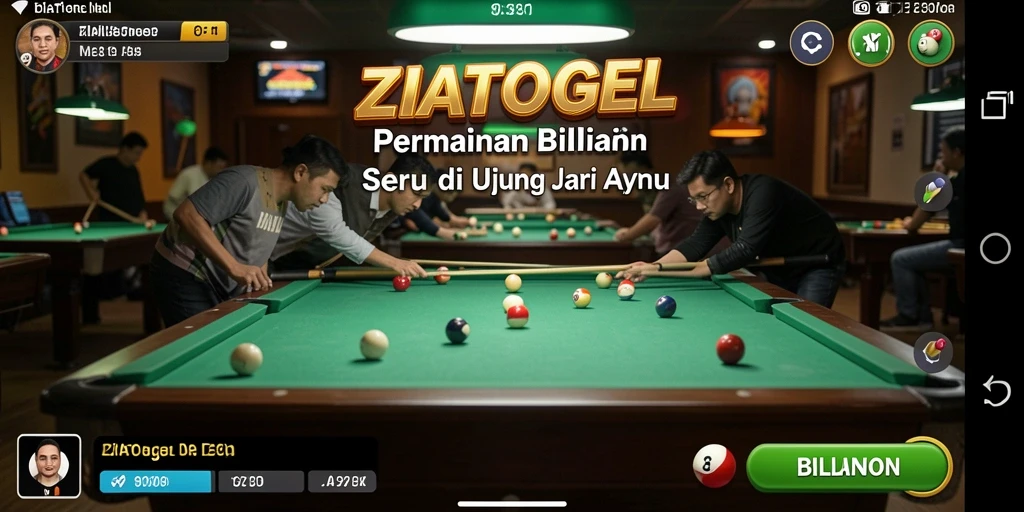 Antarmuka permainan ZIATOGEL yang menarik dan interaktif.
